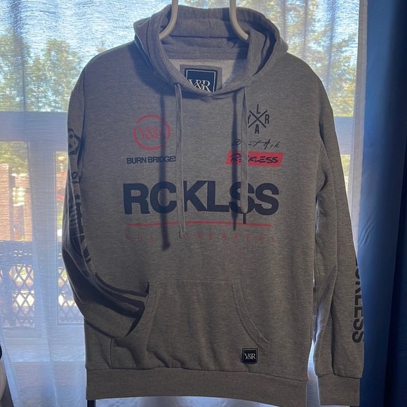 Mens YOUNG & RECKLESS hoodie - size S - Picture 1 of 5